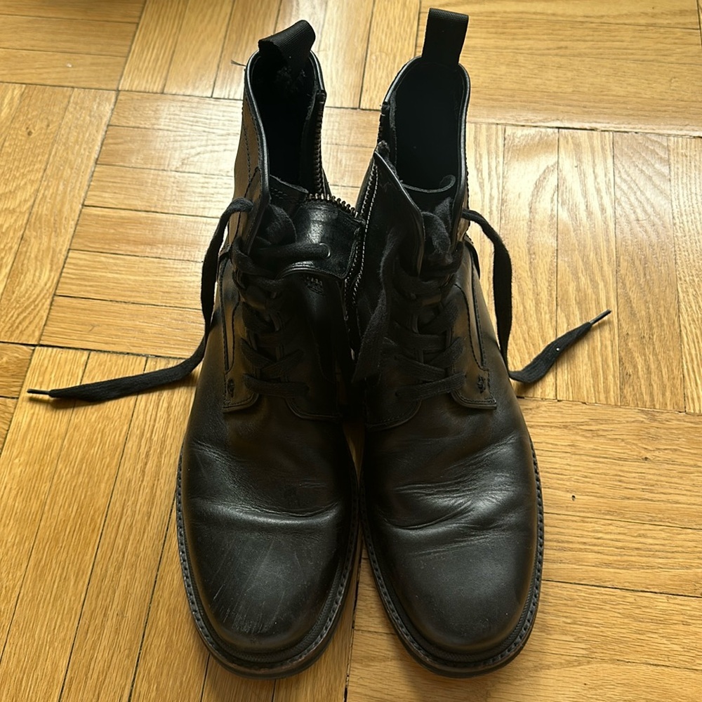 John varvatos zip up boots